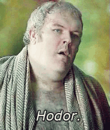 Deal With It (Hodor, Game of Thrones) #ReactionGifs