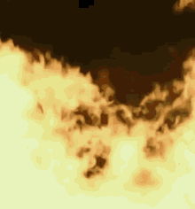 a close up of a fire with smoke coming out of it .