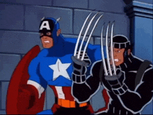 Captain America Xmen The Animated Series GIF