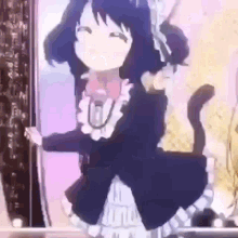 anime maid cute kitty loli