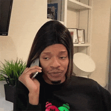 On The Phone Calling Manager GIF - On The Phone Calling Manager Black Karen GIFs