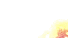 a purple and yellow background with japanese writing
