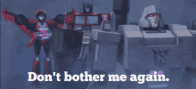 Dont Bother Me Leave Me Alone GIF - Dont Bother Me Leave Me Alone Windblade GIFs
