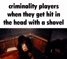 Criminality Players When They Get Hit In The Head With A Shovel Roblox GIF