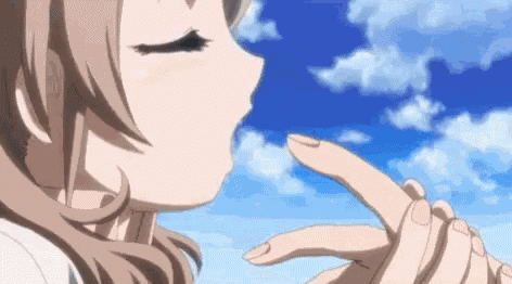 Neko biting finger cute anime anime GIF on GIFER - by Anayawield