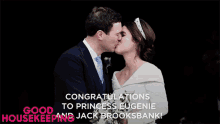Congratulations To Princess Eugenie And Jack Brooksbank Kissing GIF - Congratulations To Princess Eugenie And Jack Brooksbank Kissing Royal Wedding GIFs