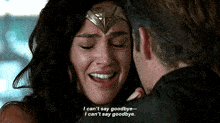 I Can'T Say Goodbye Wondertrev GIF - I Can'T Say Goodbye Wondertrev Steve Trevor GIFs