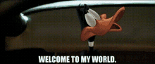 Looney Tunes Daffy Duck GIF - Looney Tunes Daffy Duck Welcome To My World GIFs