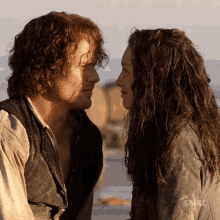 Intimate GIF - Outlander Touching Foreheads Love GIFs