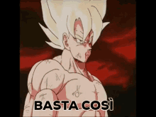 Goku Basta GIF - Goku Basta Basta Così GIFs