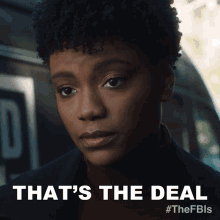 Thats The Deal Tiffany Wallace GIF - Thats The Deal Tiffany Wallace Fbi GIFs