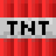 the tnt logo is on a red and white checkered background