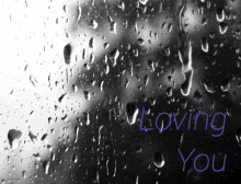 raining window love loving you cozy