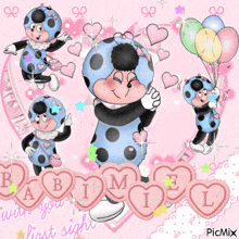 a picture of a ladybug with the words " baby me with you first sight " at the bottom