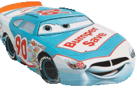 Ponchy Wipeout Cars Movie Sticker - Ponchy Wipeout Cars Movie Bumper Save Stickers