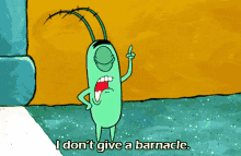 Plankton I Dont Care GIF