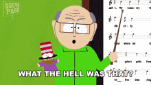What The Hell Was That Mr Garrison GIF - What The Hell Was That Mr Garrison South Park GIFs