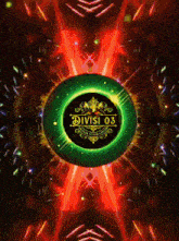 a green circle with the word divisi 03 in the center