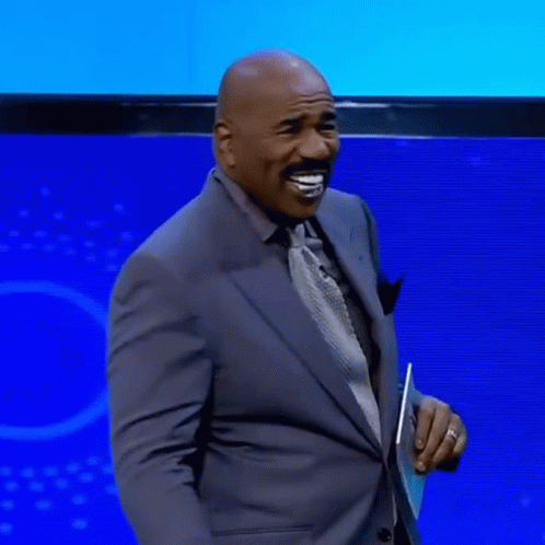Laughing Steve Harvey GIF - Laughing Steve Harvey Family Feud South Africa  - Discover & Share GIFs