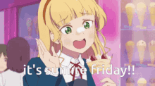 Sumire Friday Heanna Sumire Friday GIF - Sumire Friday Heanna Sumire Friday Its Sumire Friday GIFs