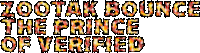 Zootak Bounce Prince Sticker - Zootak Bounce Prince Verified Stickers
