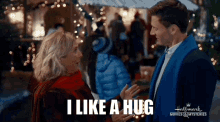 Andrew Walker A Maple Valley Christmas GIF - Andrew Walker A Maple Valley Christmas I Like A Hug GIFs