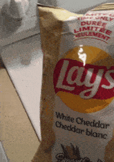 Lays White Cheddar GIF - Lays White Cheddar Chips GIFs