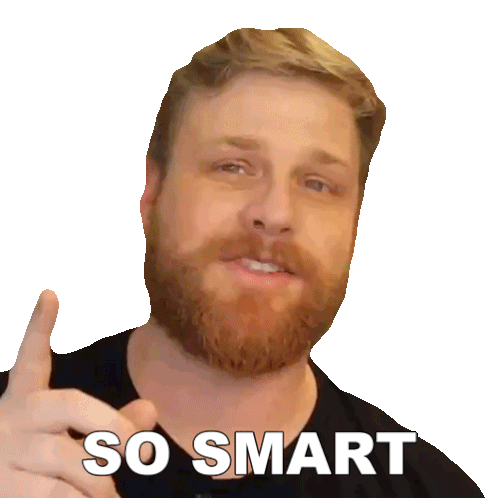 So Smart Grady Smith Sticker - So Smart Grady Smith Real Smart Stickers