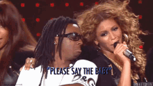 Beyonce Lil Wayne GIF - Beyonce Lil Wayne Please Say The Baby GIFs