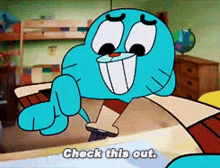 The Amazing World Of Gumball Gumball GIF - The Amazing World Of Gumball Gumball Check This Out GIFs