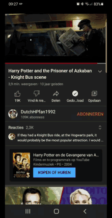 a screenshot of harry potter and the prisoner of azkaban on a phone