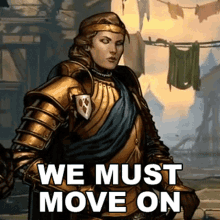 We Must Move On Meve GIF - We Must Move On Meve The Witcher GIFs