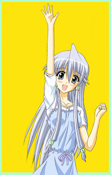 a drawing of a girl with a shark head on her head