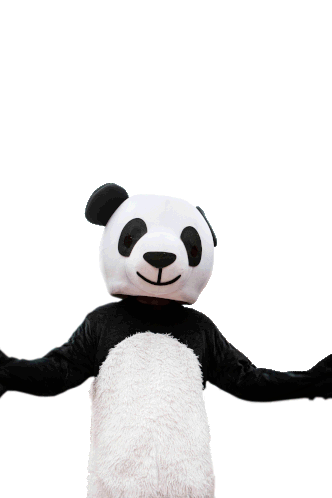 Abou Tall Costume Sticker - Abou Tall Costume Panda Stickers