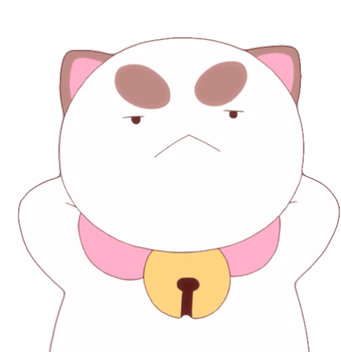 Pointing With Head Puppycat Sticker - Pointing With Head Puppycat Bee And Puppycat Stickers