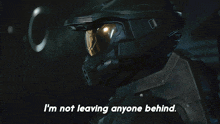 I'M Not Leaving Anyone Behind Master Chief GIF - I'M Not Leaving Anyone Behind Master Chief Halo GIFs