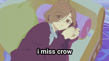 I Miss Crow Mahiru Shiina GIF - I Miss Crow Mahiru Shiina Milgram GIFs