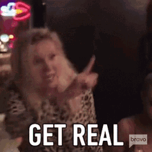 Get Real Housewives Of New York GIF - Get Real Housewives Of New York Face The Truth GIFs