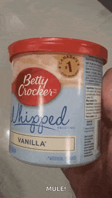Betty Crocker Whipped Vanilla Frosting GIF
