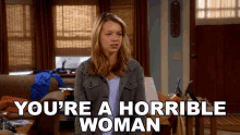 Youre A Horrible Woman Violet GIF
