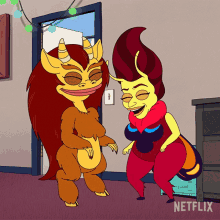 laughing sonya the lovebug connie the hormone monstress big mouth hahaha