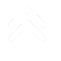 a white arrow pointing up with a gray outline
