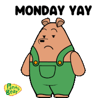 Monday Animated Cat Sticker - Monday Animated Cat Anime Stickers