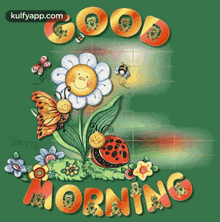 Good Morning From Bees And Flowers.Gif GIF - Good Morning From Bees And Flowers Good Morning Wishes Good Morning Greetings GIFs