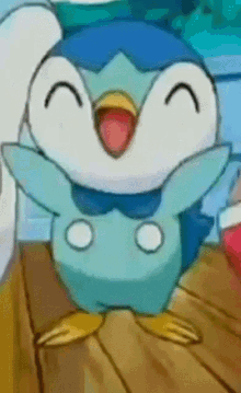 pokemon piplup happy clap applause
