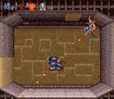 a video game is being played with the numbers 1p and ii visible