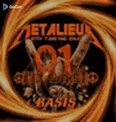 metallica 's 01 album cover has a swirl around it