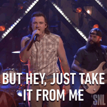 But Hey Just Take It From Me Morgan Wallen GIF
