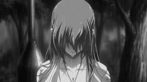 Sad anime dark and girl anime 1240740 on animeshercom