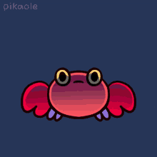 Intense Stare Crabby Crab GIF - Intense Stare Crabby Crab Pikaole GIFs